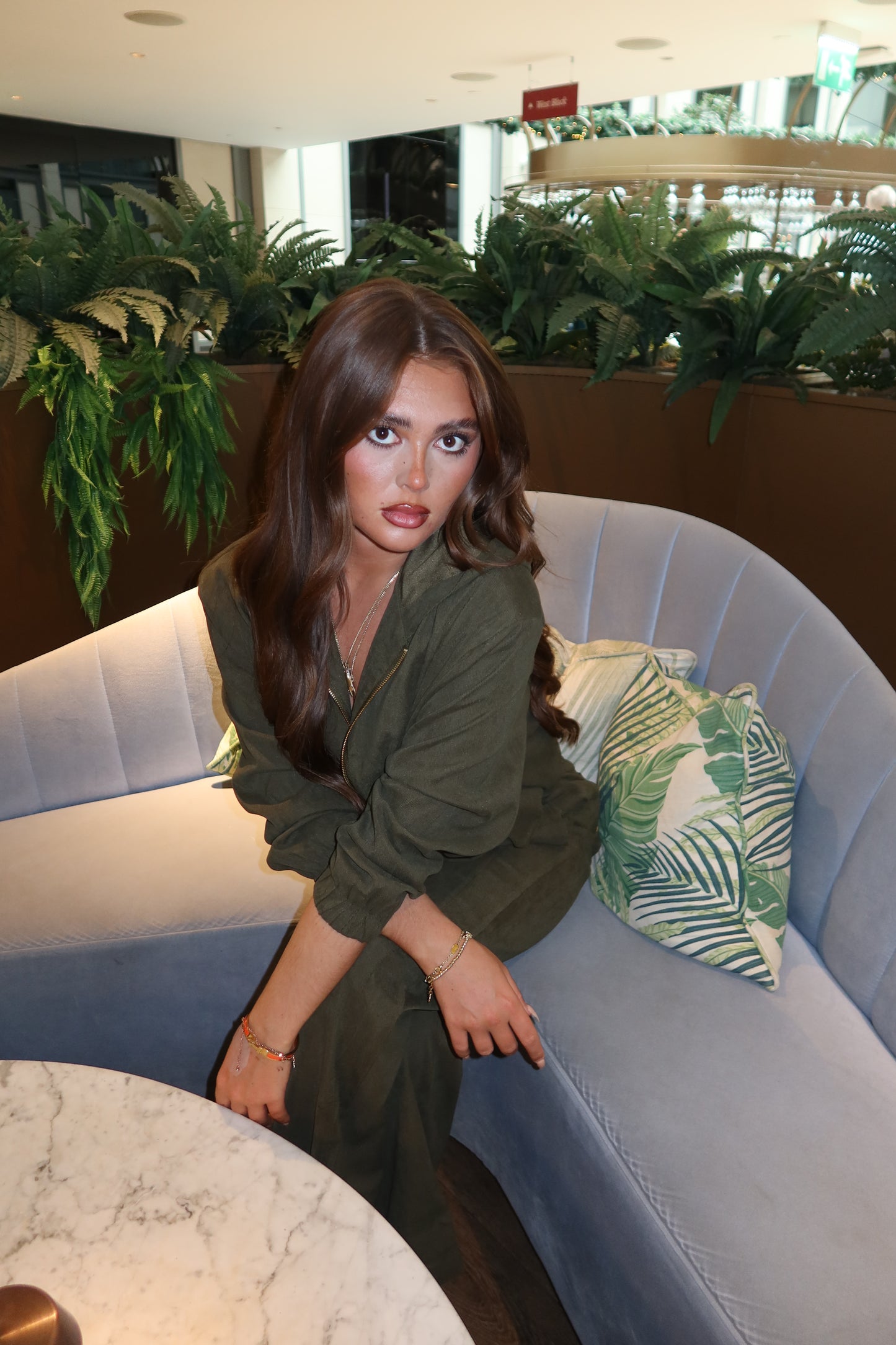 The ‘COUTURE’ khaki tracksuit set