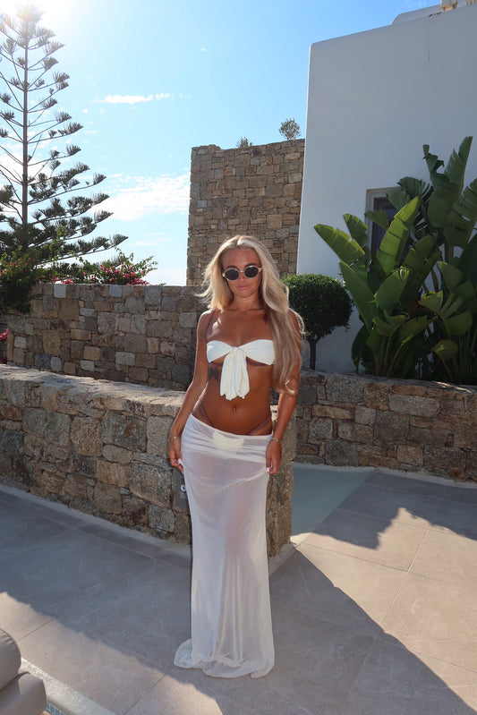 Our ‘NAMOS’ tie up front bikini set