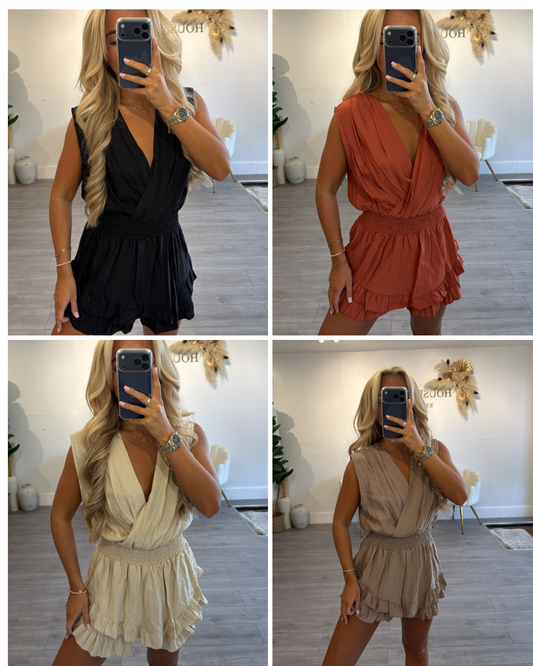 Our Cinched in waist playsuit