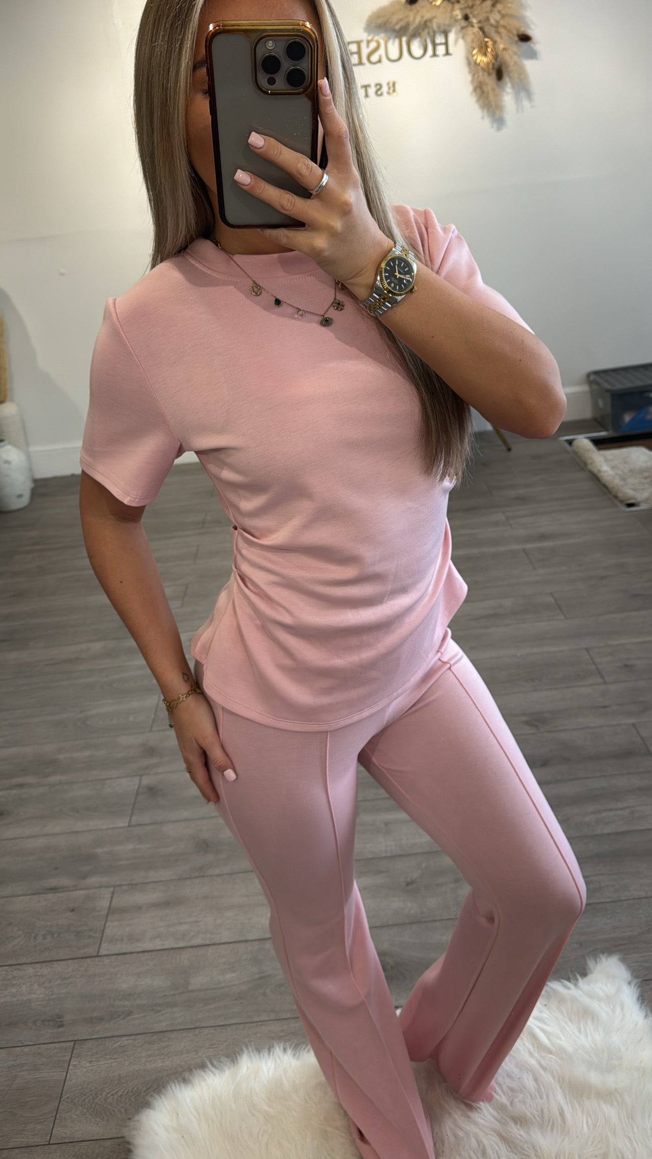Our ruched side loungewear set
