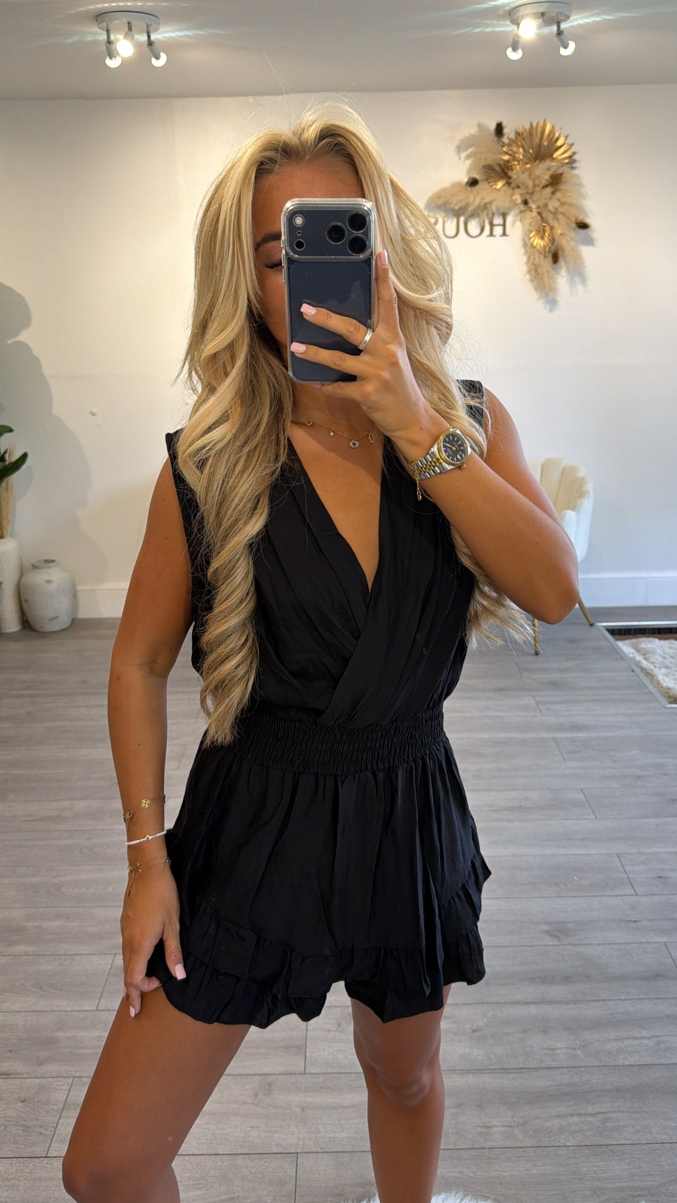 Our Cinched in waist playsuit